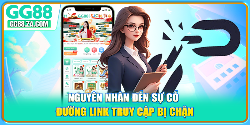Nguyên nhân đến sự cố đường link truy cập bị chặn